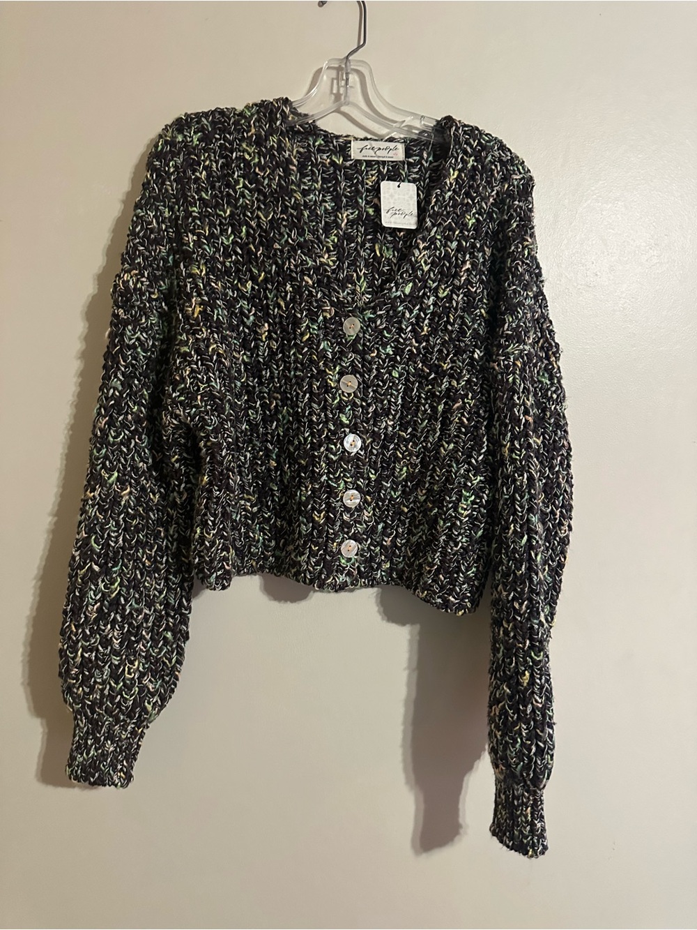 NWT Free People Flea Market Cardi